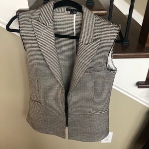Theory Vest! Super cute (hounds tooth look)